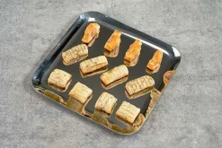 Presentatieschaal RVS 23 cm x 23 cm