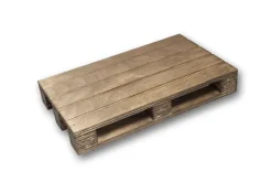Presenteerplank donker hout 20x12cm Bisetti
