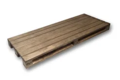 Presenteerplank donker hout 40x15 cm Bisetti