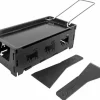 Raclette inklapbaar rechthoek 2 personen met spatels nylon Aspen
