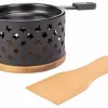 Raclette rond sterretjes met spatel Aspen