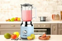 Retro Blender Smoothie Maker Blauw Westinghouse