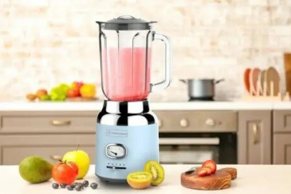 Retro Blender Smoothie Maker Blauw Westinghouse