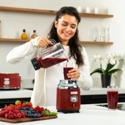 Retro Blender Smoothie Maker Rood Westinghouse