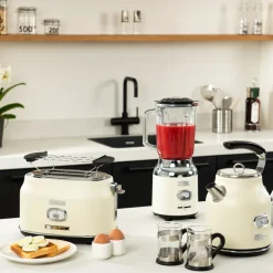 Retro Broodrooster 2 Slice Toaster Crème Westinghouse