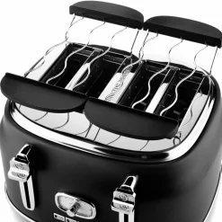 Retro Broodrooster 4 Slice Toaster Zwart Westinghouse