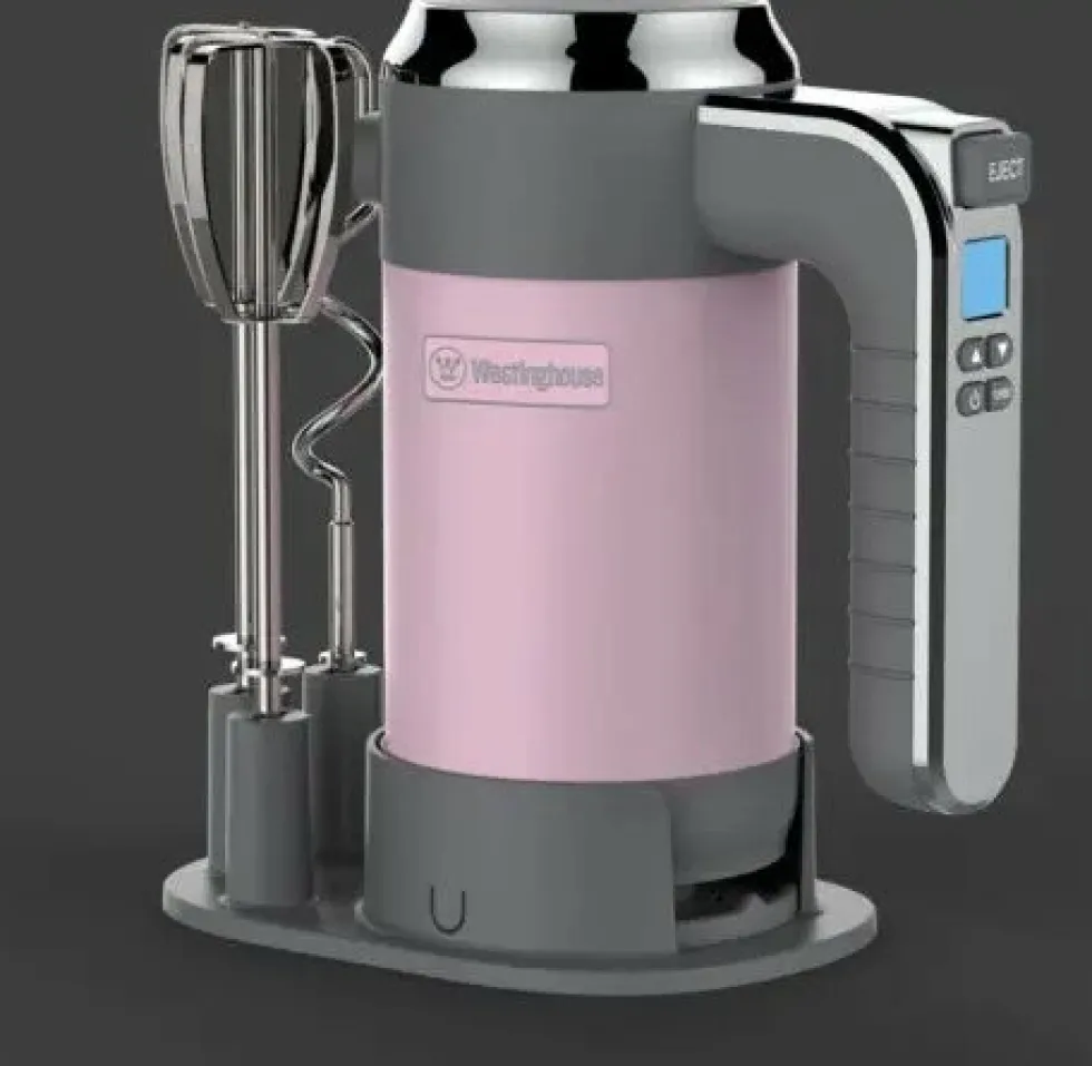 Retro Handmixer Roze Westinghouse