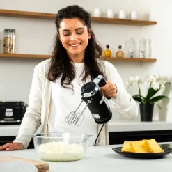 Retro Handmixer Zwart Westinghouse
