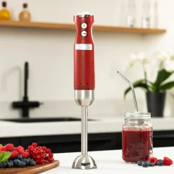 Retro Staafmixer Rood Westinghouse
