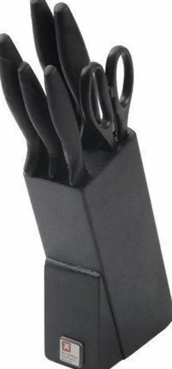 Richardson Sheffield Laser Cuisine messenblok 6-delig Zwart