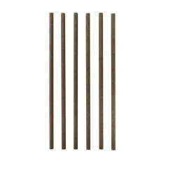 Rietjes Zwart Papier set van 48