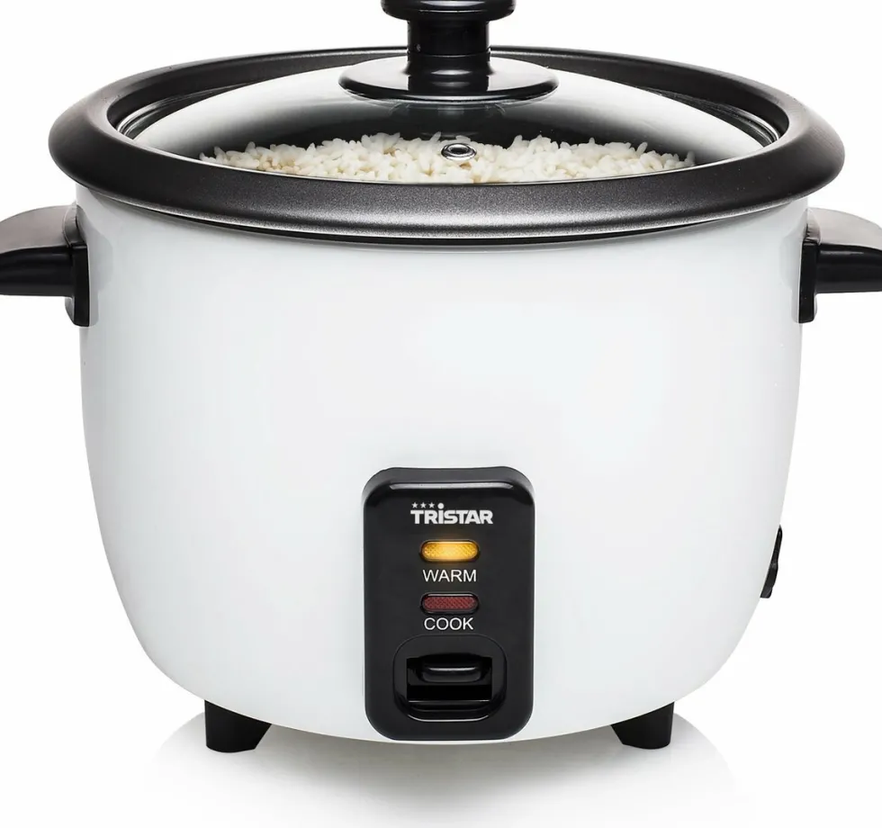 Rijstkoker 0,6 L Tristar wit