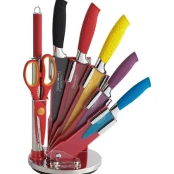RVS messenset 8-delig met standaard colour