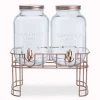 Sap dispenser set van 2 op voet met kraantje 3,5 liter