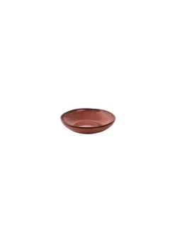 Schaal 17 cm rood Rustique