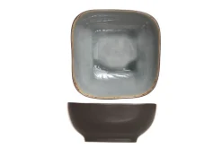 Schaal 14 cm vierkant Laguna Azzuro Blue Grey