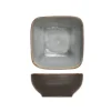 Schaal 11 cm vierkant Laguna Azzuro Blue Grey