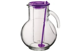 Schenkkan 2 liter Bormioli Rocco paars