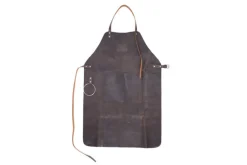 Schort donkerbruin leder