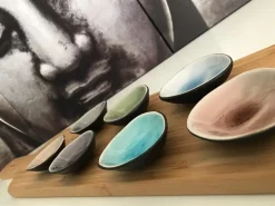 Serveer - hapjesplank 80 cm hout