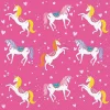 Servetten roze 33cm Unicorn set van 20 PAW