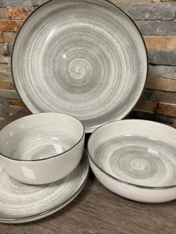 Serviesset 24-delig Baltic grey
