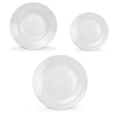 Serviesset 18-delig Budget Basic White rand