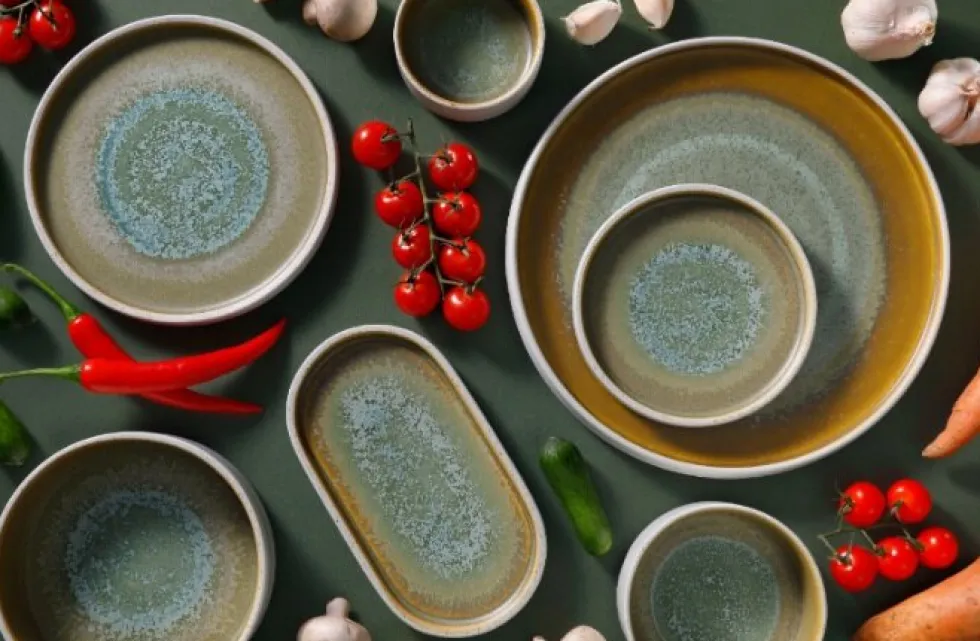 Serviesset 18-delig Coco Groen 6 personen