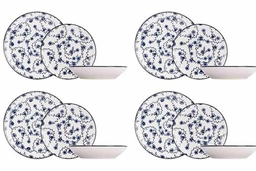 Serviesset 24 delig Flor Azul 8 personen