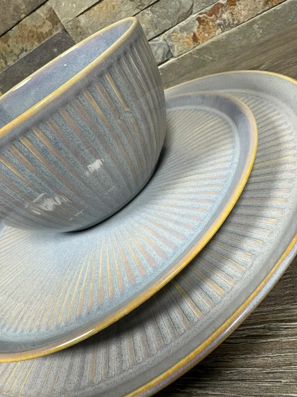Serviesset 18-delig Luma Grey 6 personen