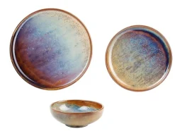 Serviesset 24-delig Nova blauw