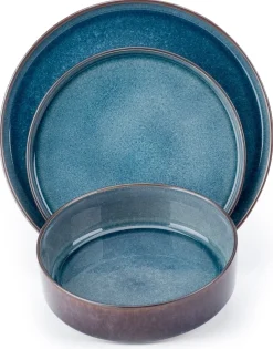 Serviesset 18-delig Quintana blauw