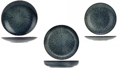 Serviesset 18-delig Stripe Atlantis