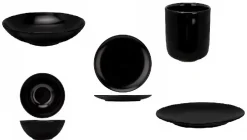 Serviesset 20-delig Venus Black
