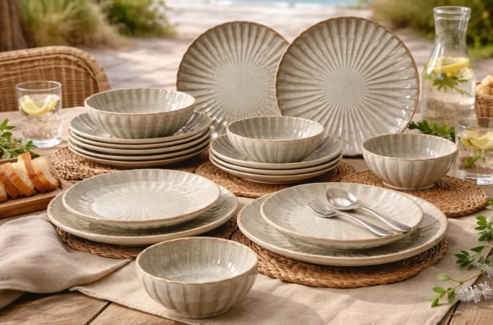 Serviesset 8 personen Astera Pearl