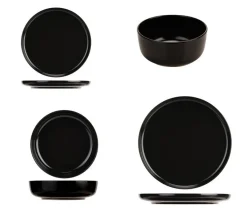 Serviesset 12 personen Baltic black