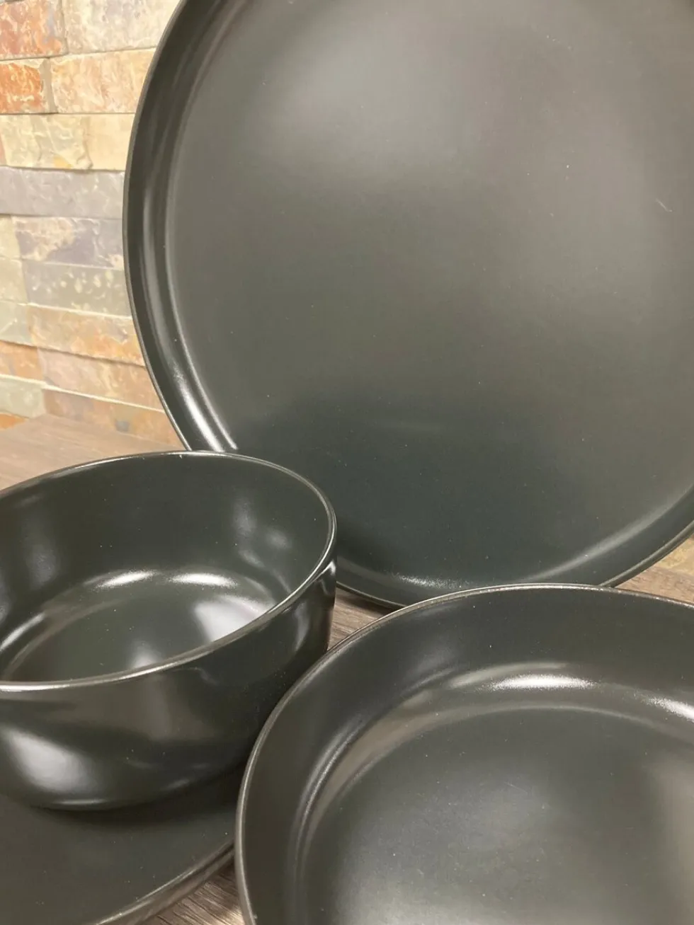 Serviesset 12 personen Baltic black