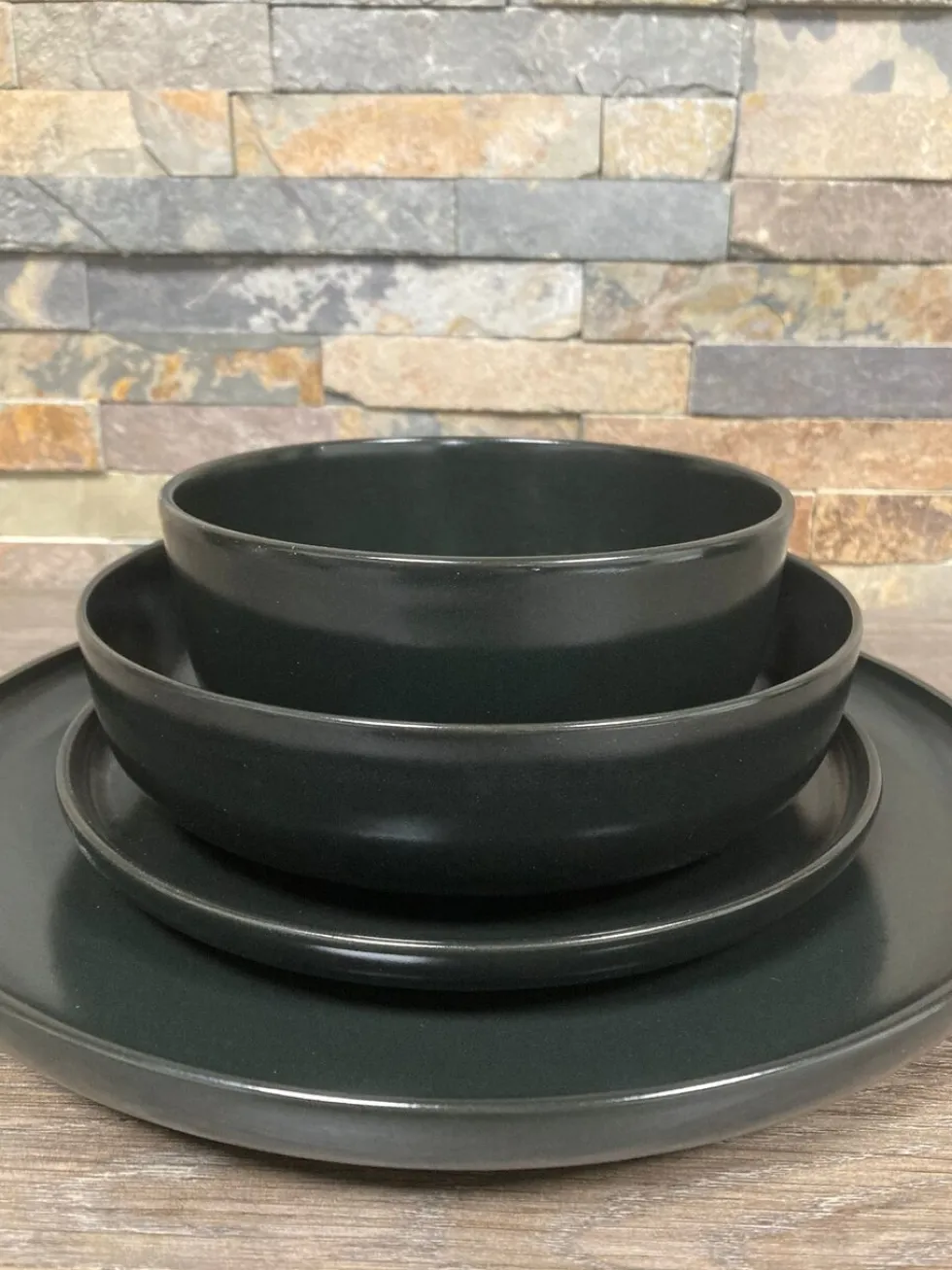 Serviesset 12 personen Baltic black