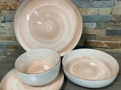 Serviesset 12 personen Baltic peach