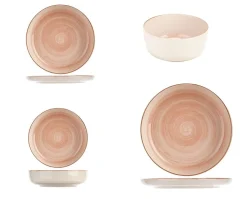 Serviesset 12 personen Baltic peach