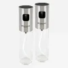 Set van 2 olie- of azijnsprays glas RVS 100 ml