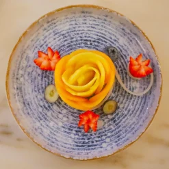 Side Plate 17 cm Blue Frost