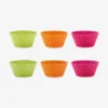 Siliconen muffin bakvorm 6 stuks