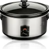 Slowcooker 3,5 liter RVS keramische binnenpan Royalty Line
