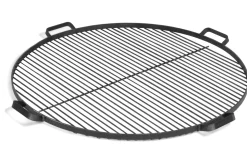 Stalen grillrooster met 4 handvaten 80cm