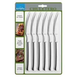 Steakmessen set 6 delig Chuletero Amefa