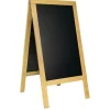 Stoepkrijtbord zwart 139cm