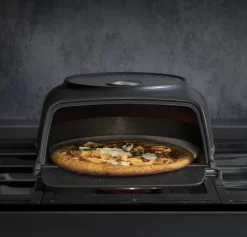 Stove top pizza oven Fernus Charcoal Mat zwart