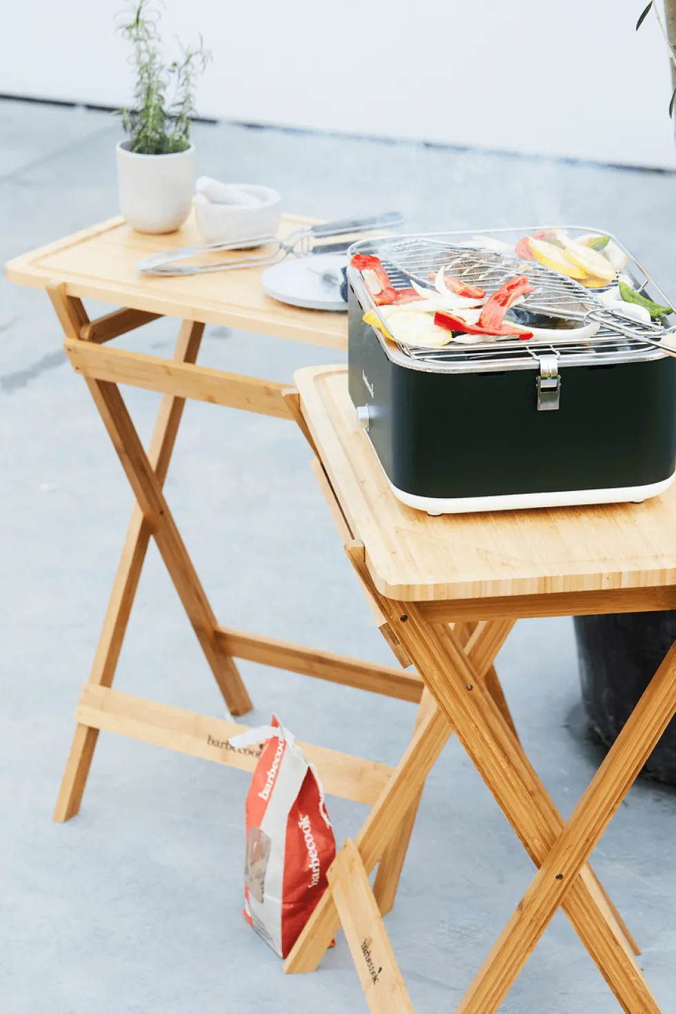 Tafelbarbecue Carlo Army Green
