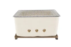Tafel BBQ aardewerk 20 cm x 10 cm